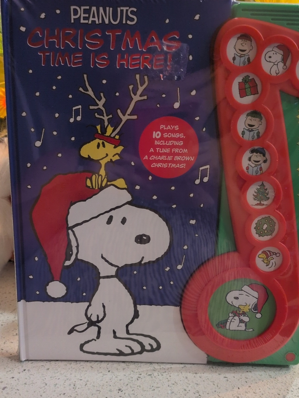 PEANUTS Christmas Time Is Here! Sound Book – New